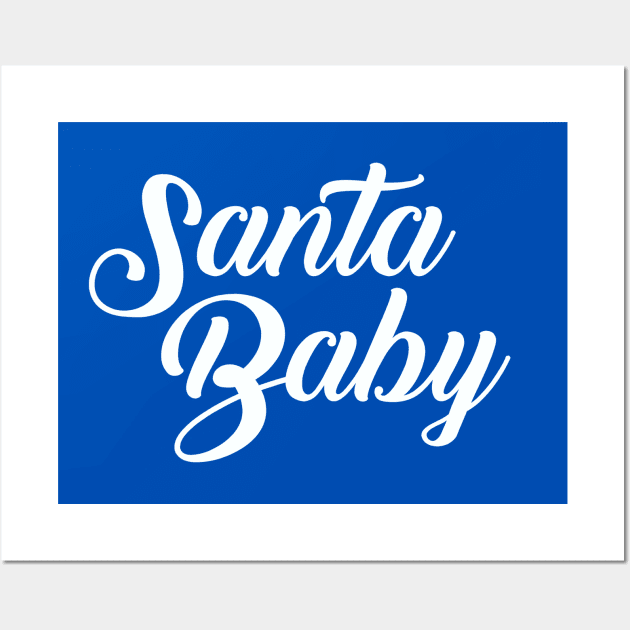 Santa Baby Wall Art by Dale Preston Design